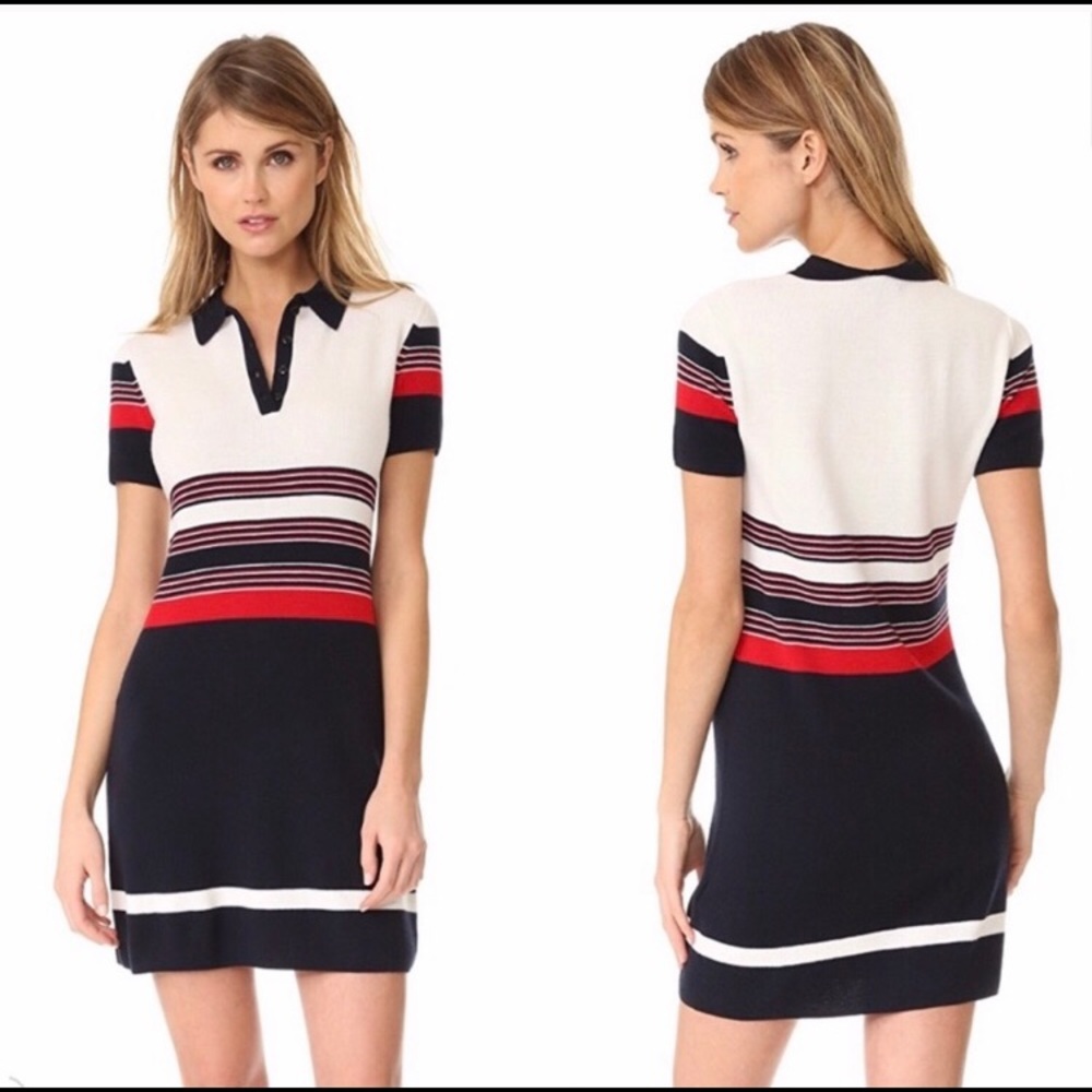 rag & bone Krista stripe merino wool dress
